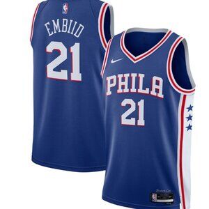 Joel Embiid Philadelphia 76ers Nike Swingman Jersey - Icon Edition - Royal Sz S